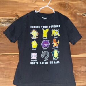 Old Navy Black Pokémon Kids T-Shirt